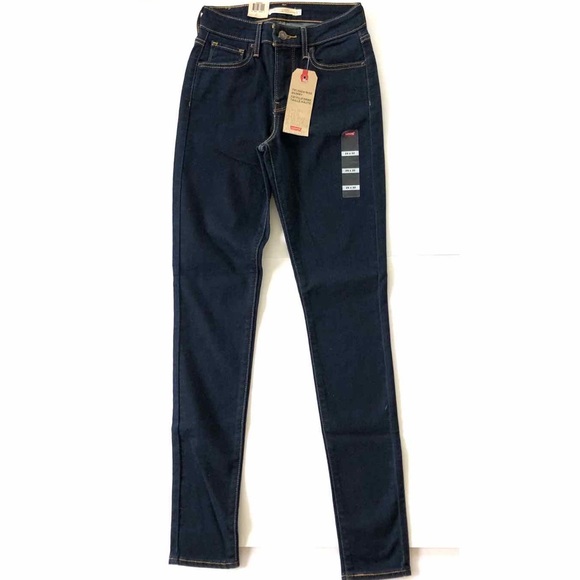 Levi’s 721 High-Rise Skinny- Dark Blue- LONG- NWT - Picture 5 of 12